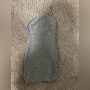 Princess Polly gray sparkle dress, size 2